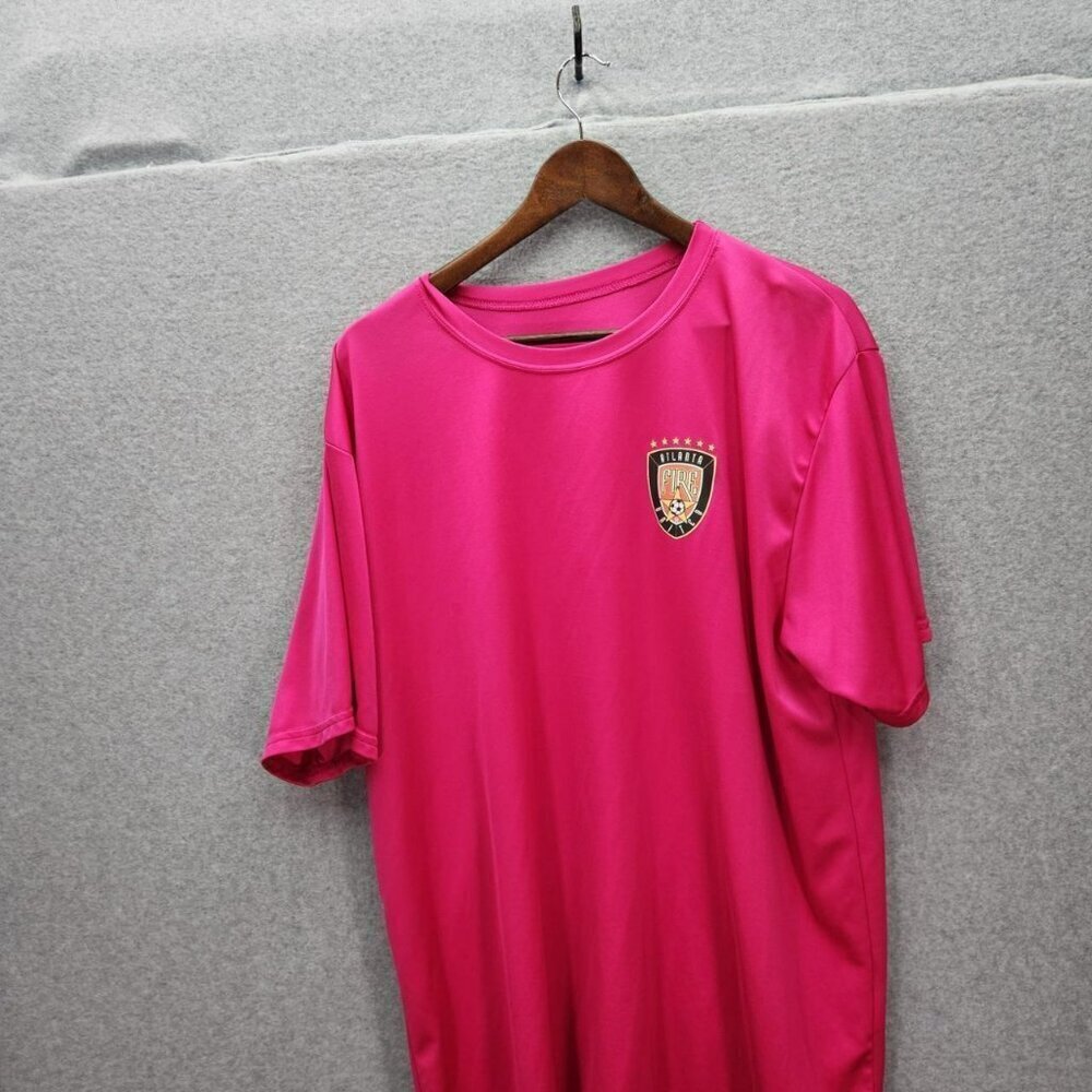 Atlanta Fire United Pink Moisture-Wicking Adult Shirt 2XL Soccer Team Logo Light
